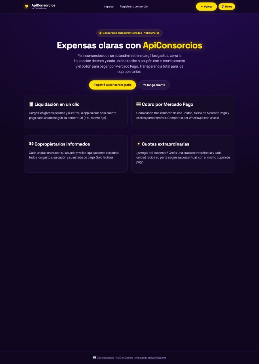 Conocé ApiConsorcios — ApiConsorcios