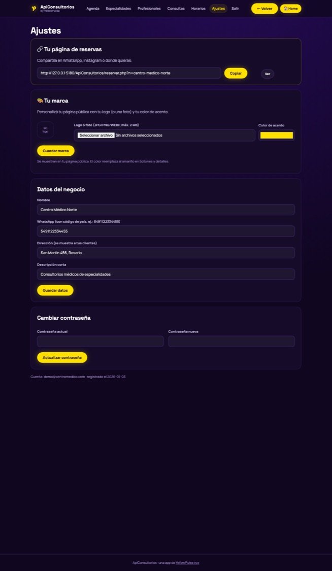 Tu link y tu marca — ApiConsultorios